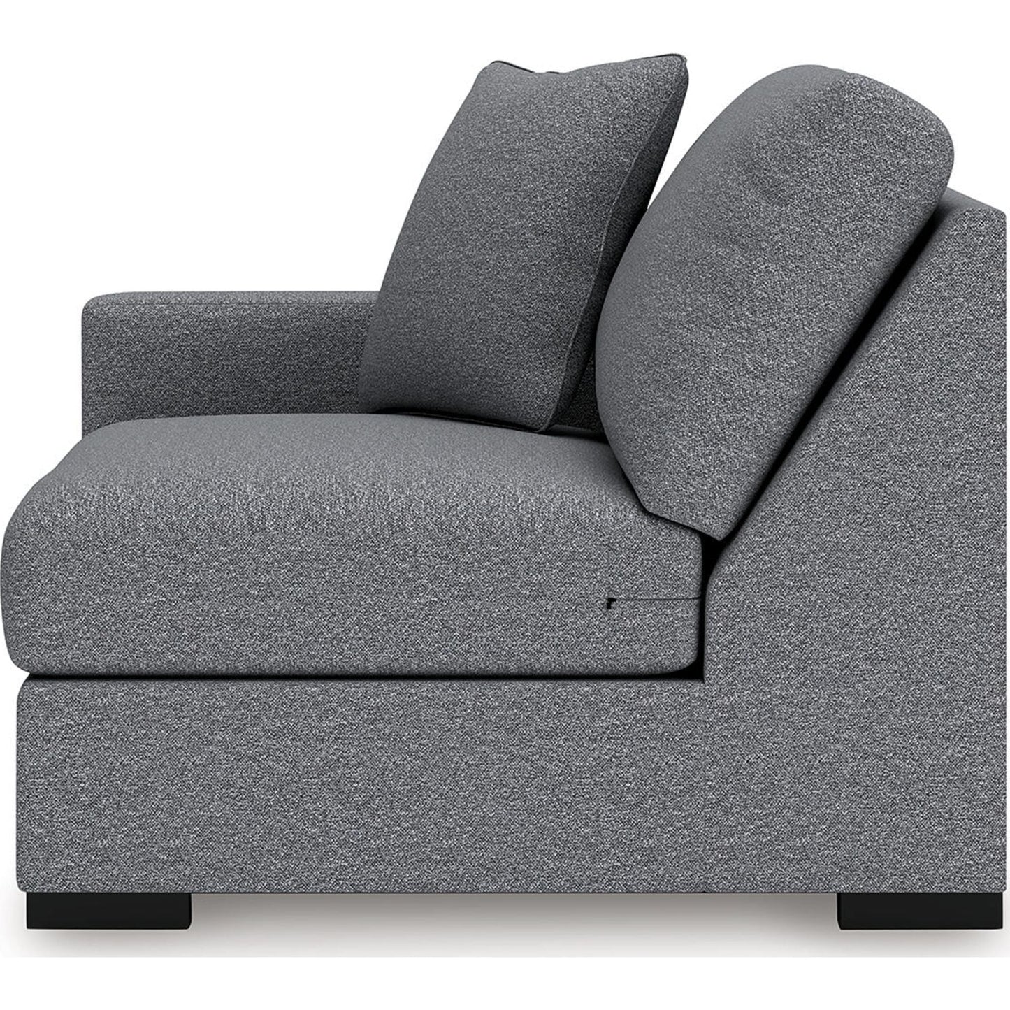 Canapé d'angle modulaire 8 pièces exclusif à Omaha, avec système audio et rangement