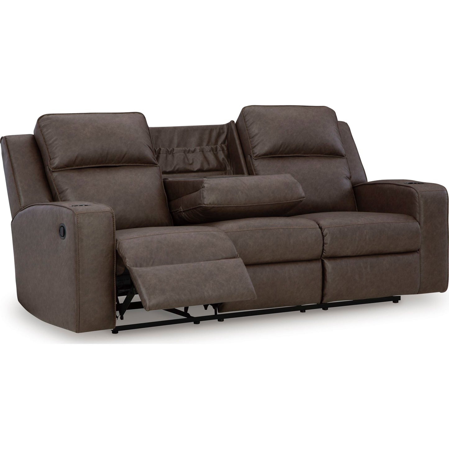 Canapé inclinable Lavenhorne avec table rabattable