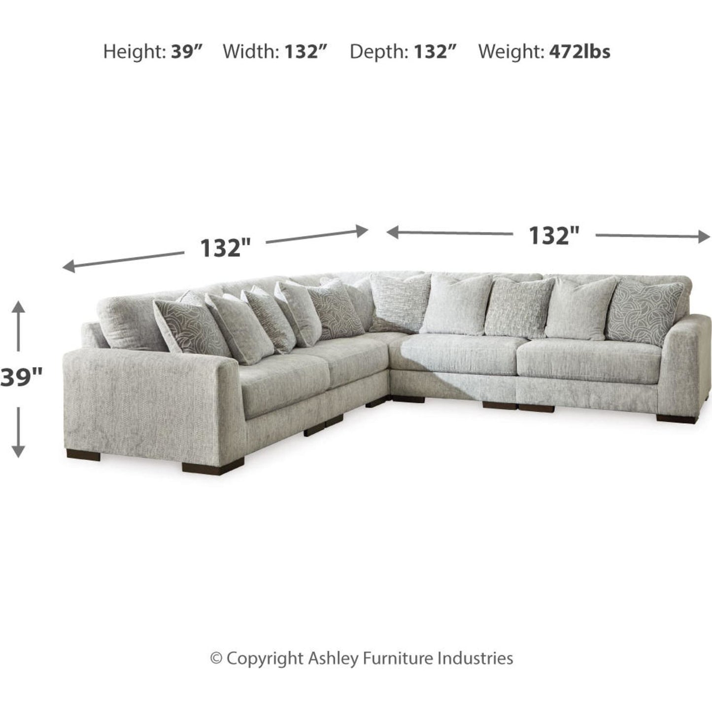 Canapé d'angle 5 pièces Regent Park