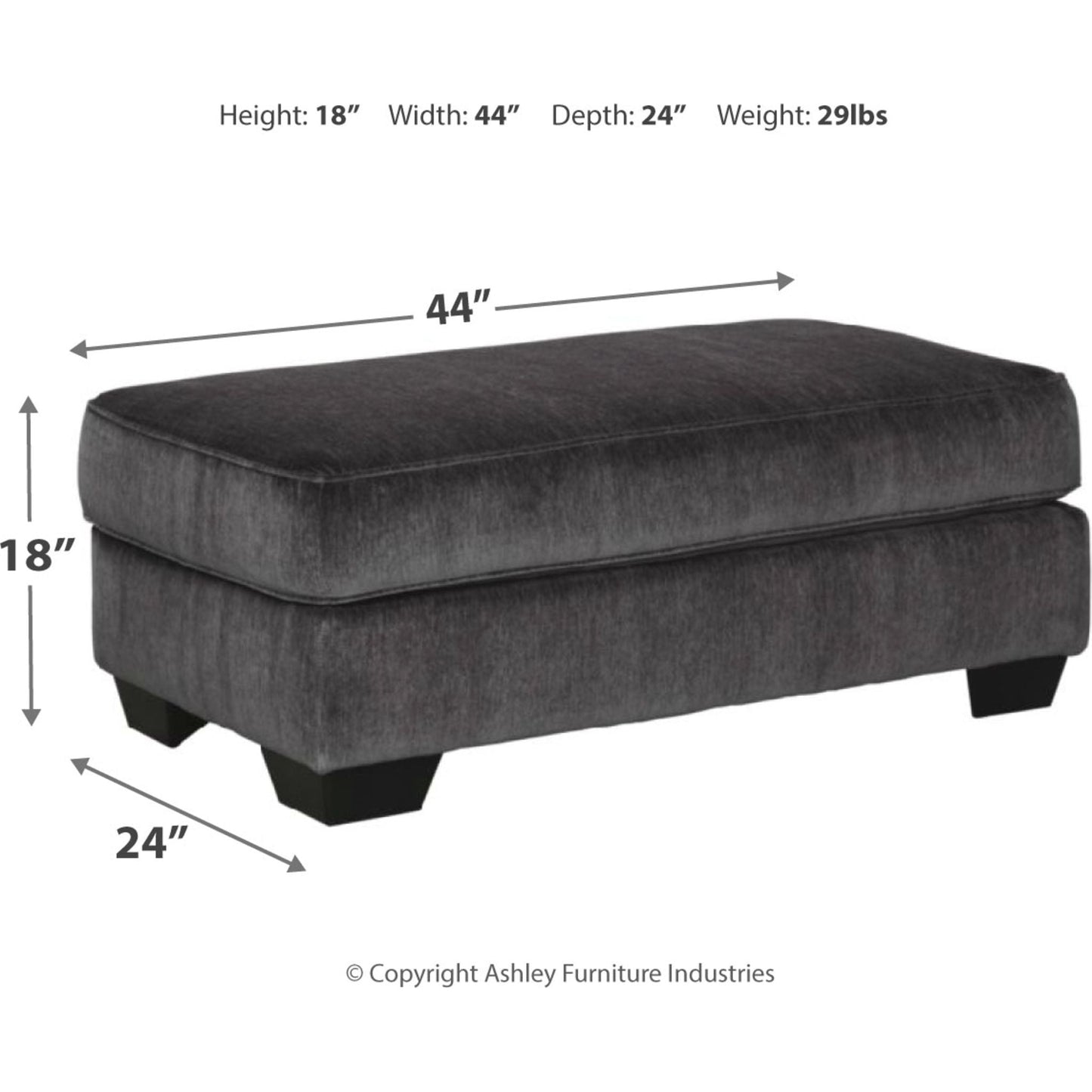 Pouf exclusif Corvara