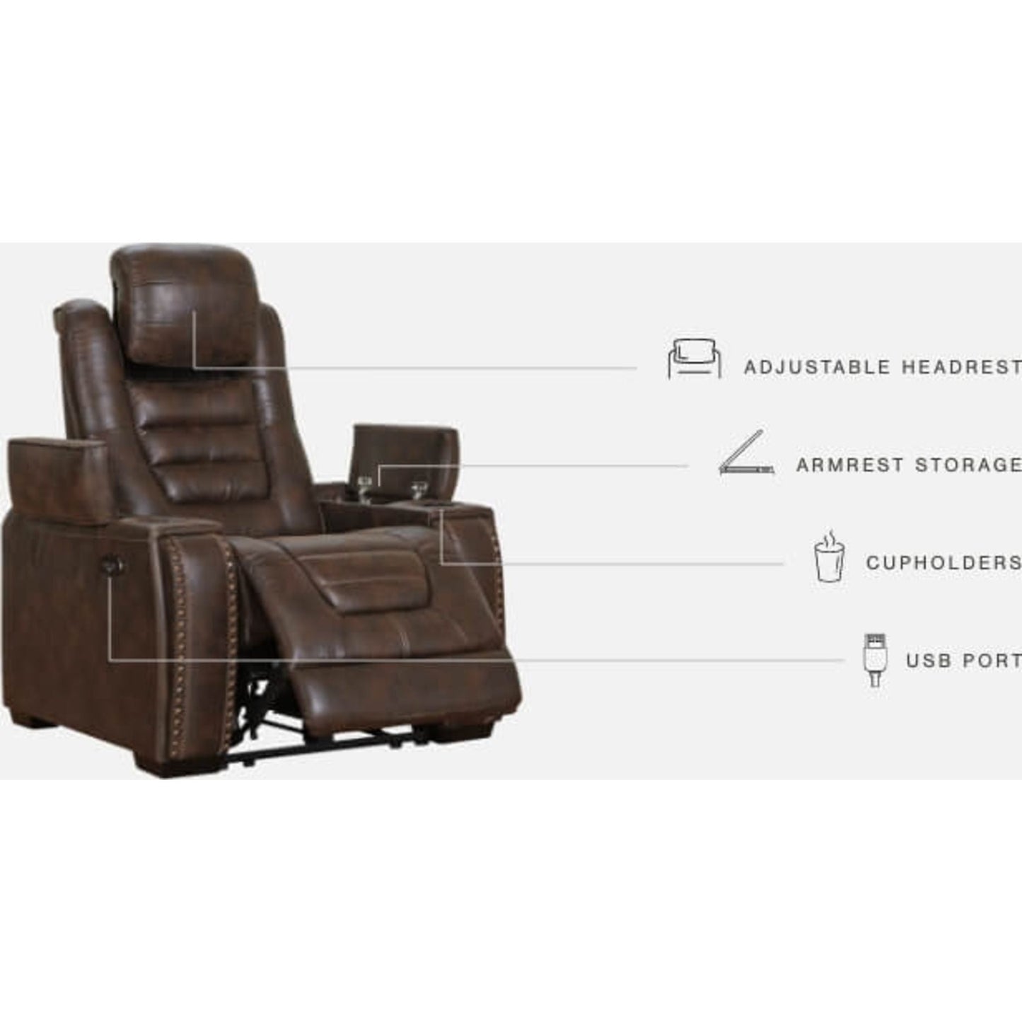 Fauteuil inclinable électrique Game Zone