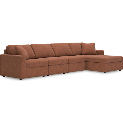 Canapé d'angle modulaire Modmax 4 pièces avec méridienne