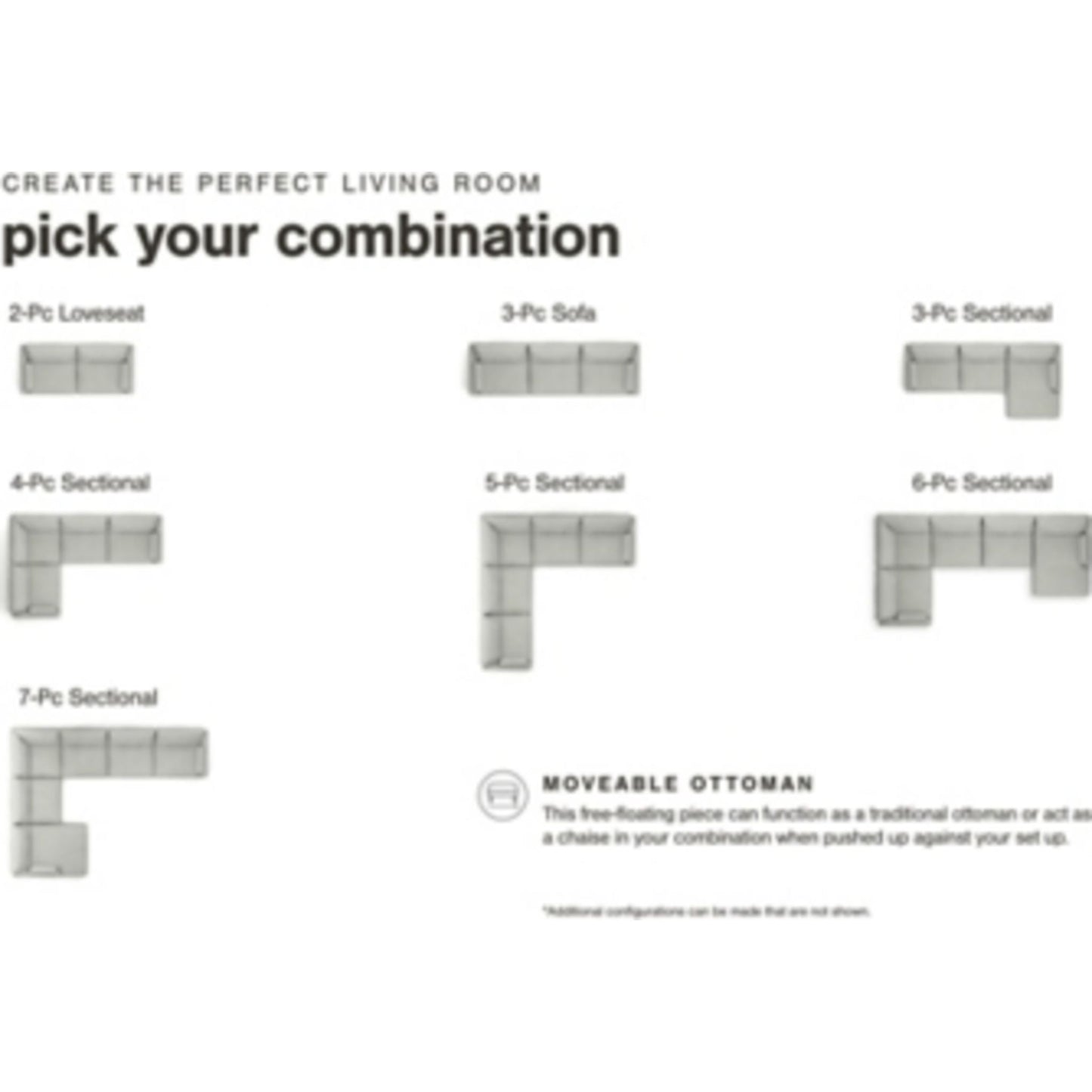 Canapé d'angle Sophie 5 pièces