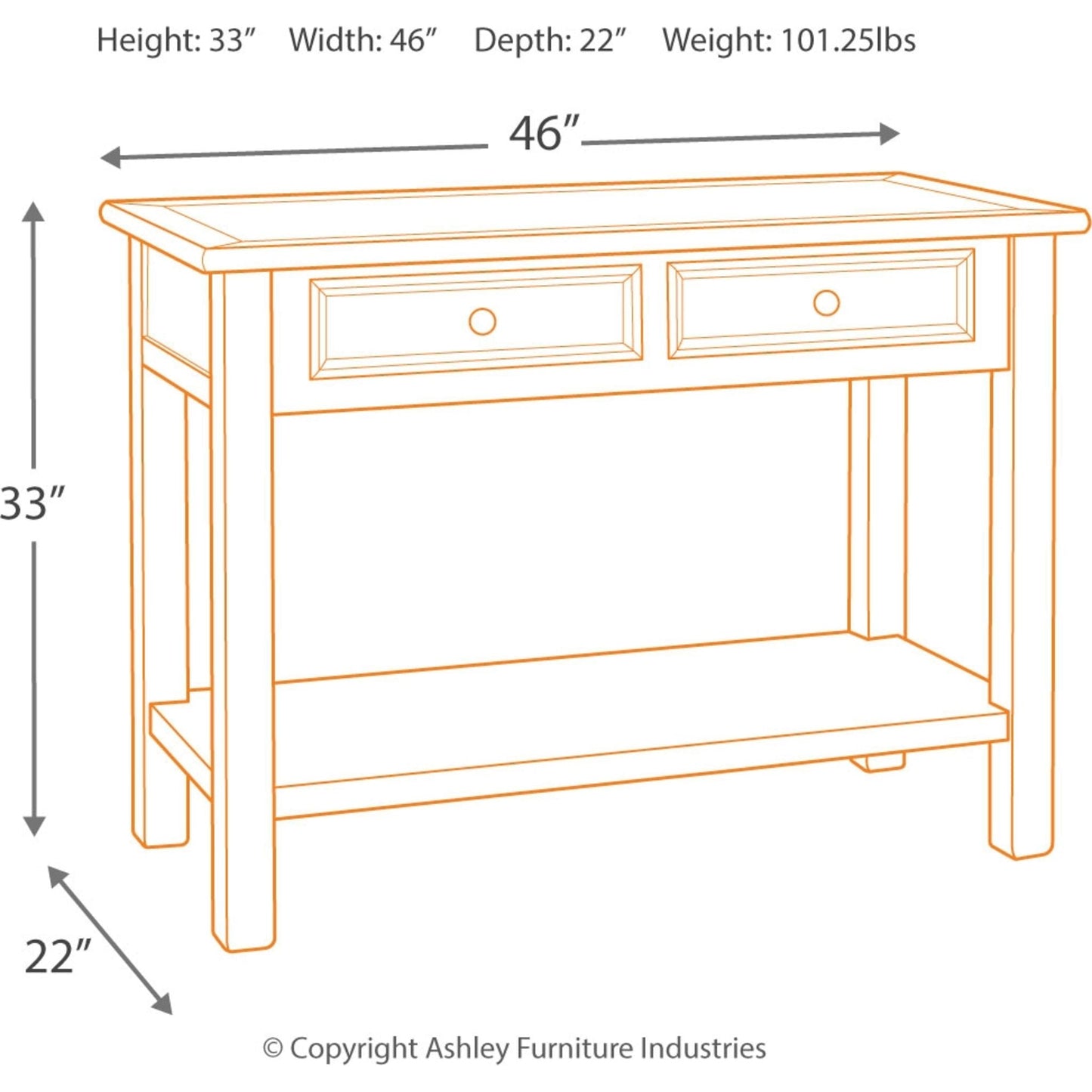 Table basse Bolanburg