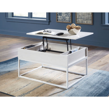 Table basse Deznee avec plateau relevable