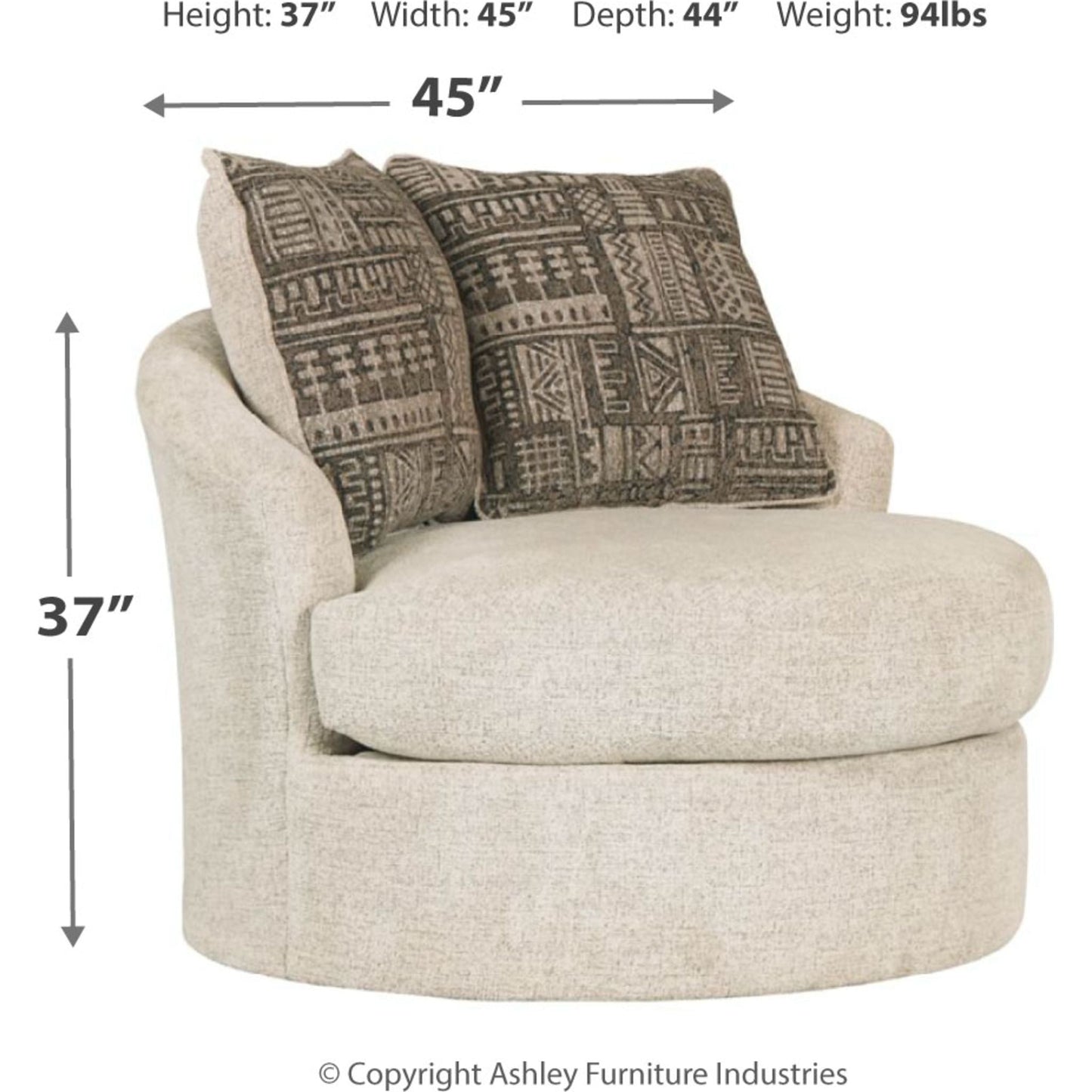 Fauteuil pivotant Soletren