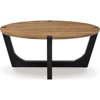 Table basse ronde Hanneforth