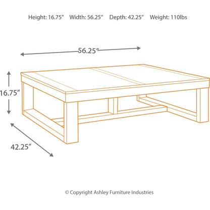 Table basse rectangulaire Watson