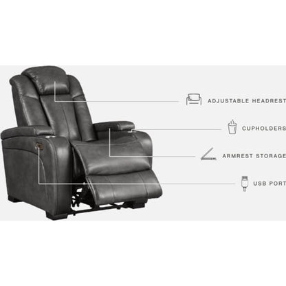 Fauteuil inclinable électrique Turbulence avec appui-tête réglable