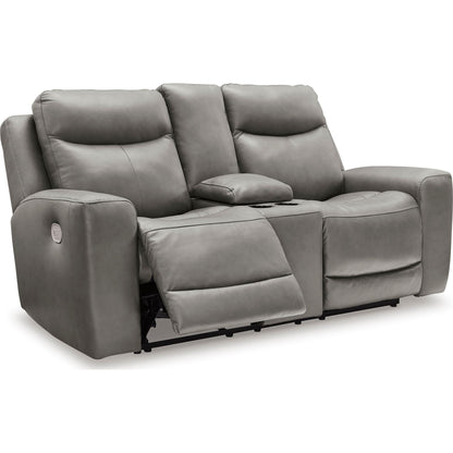 Fauteuil inclinable électrique Mindanao avec console et appui-tête réglable