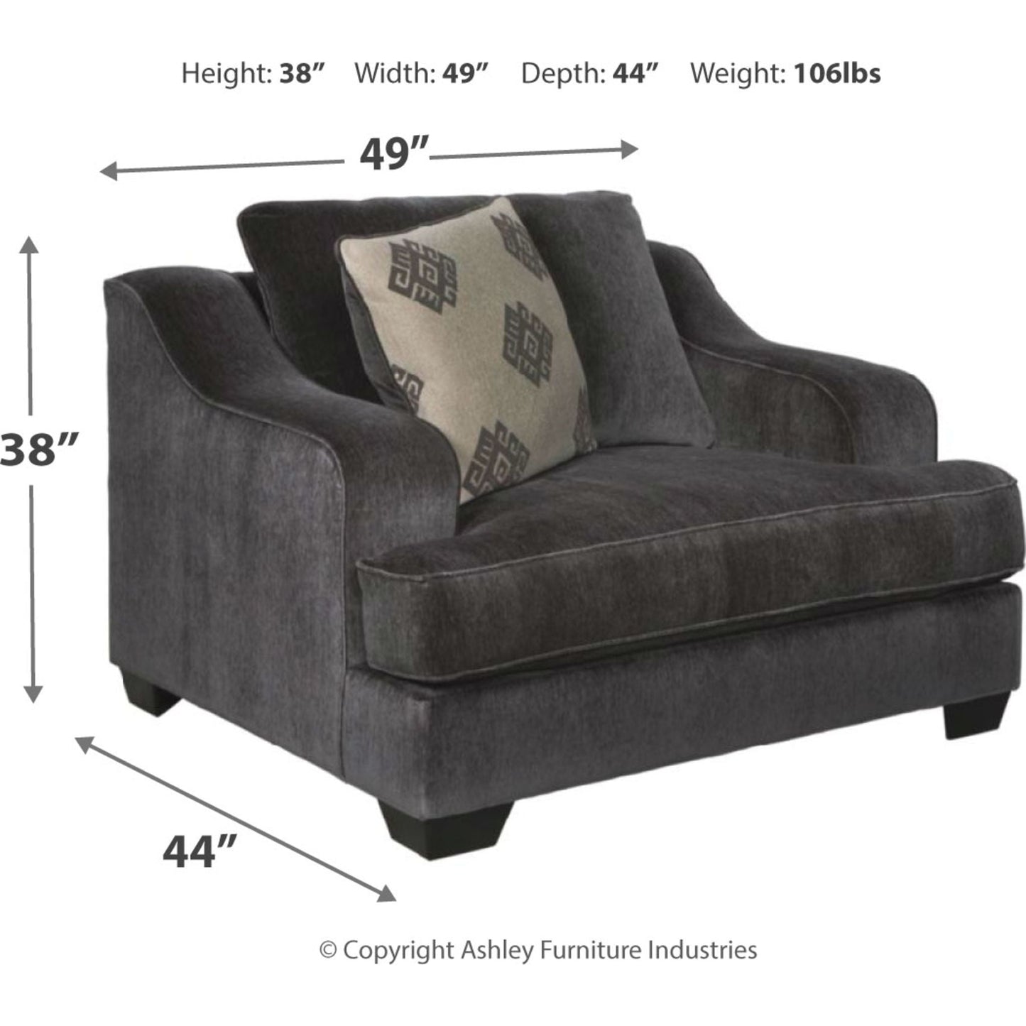 Chaise et demi exclusive Corvara