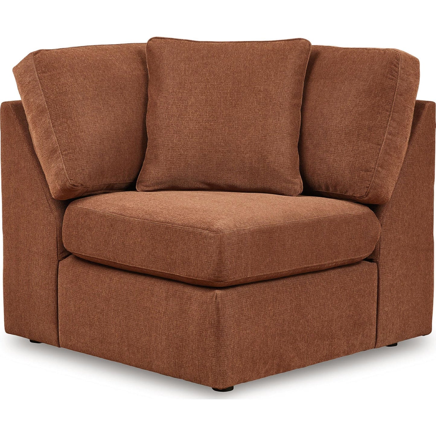 Canapé d'angle modulaire Modmax 6 pièces avec méridienne et console audio