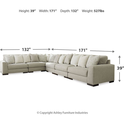 Lyndeboro - Canapé d'angle modulaire 6 pièces exclusif