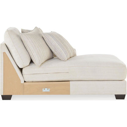 Canapé d'angle 2 pièces exclusif Lerenza avec méridienne