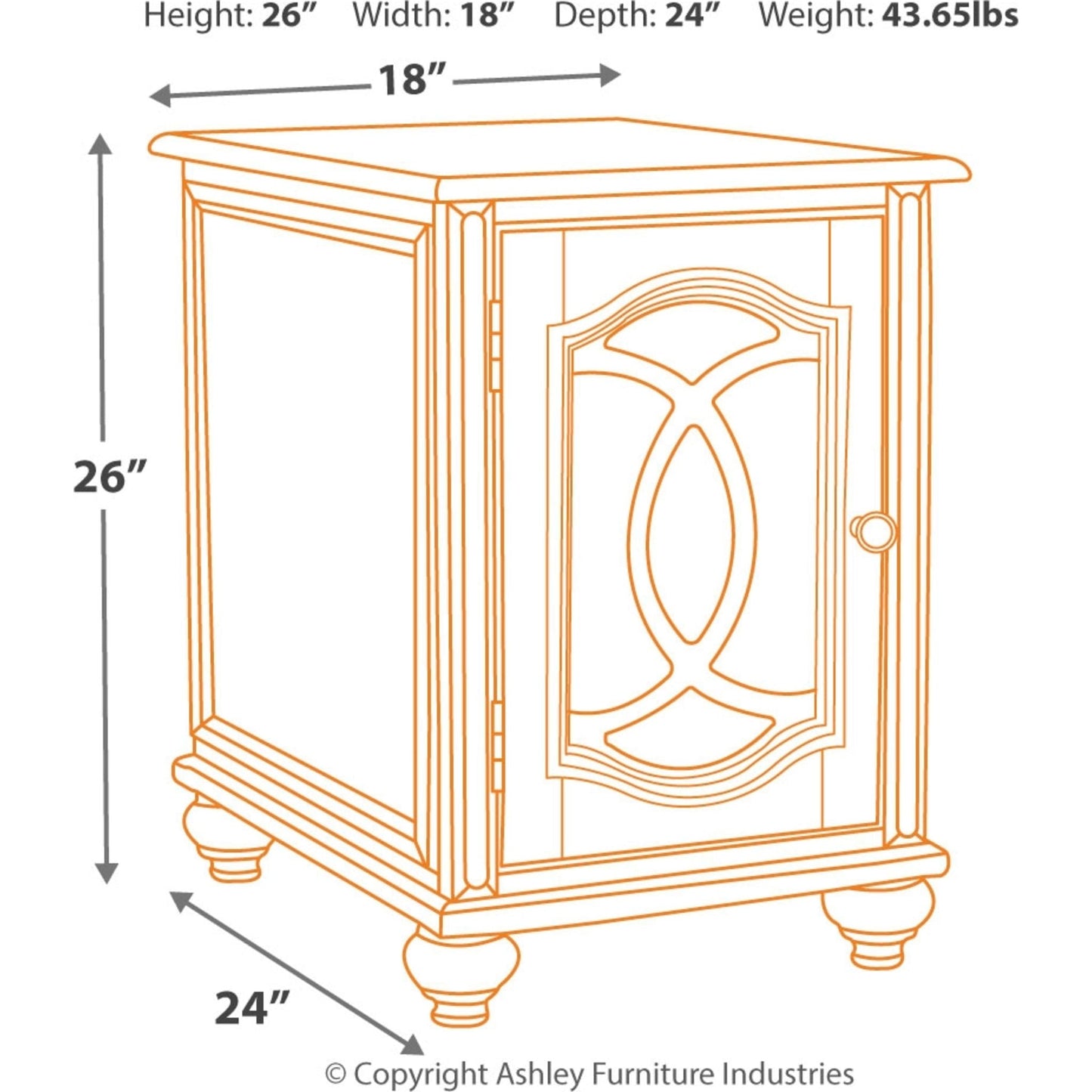 Table d'appoint Realyn