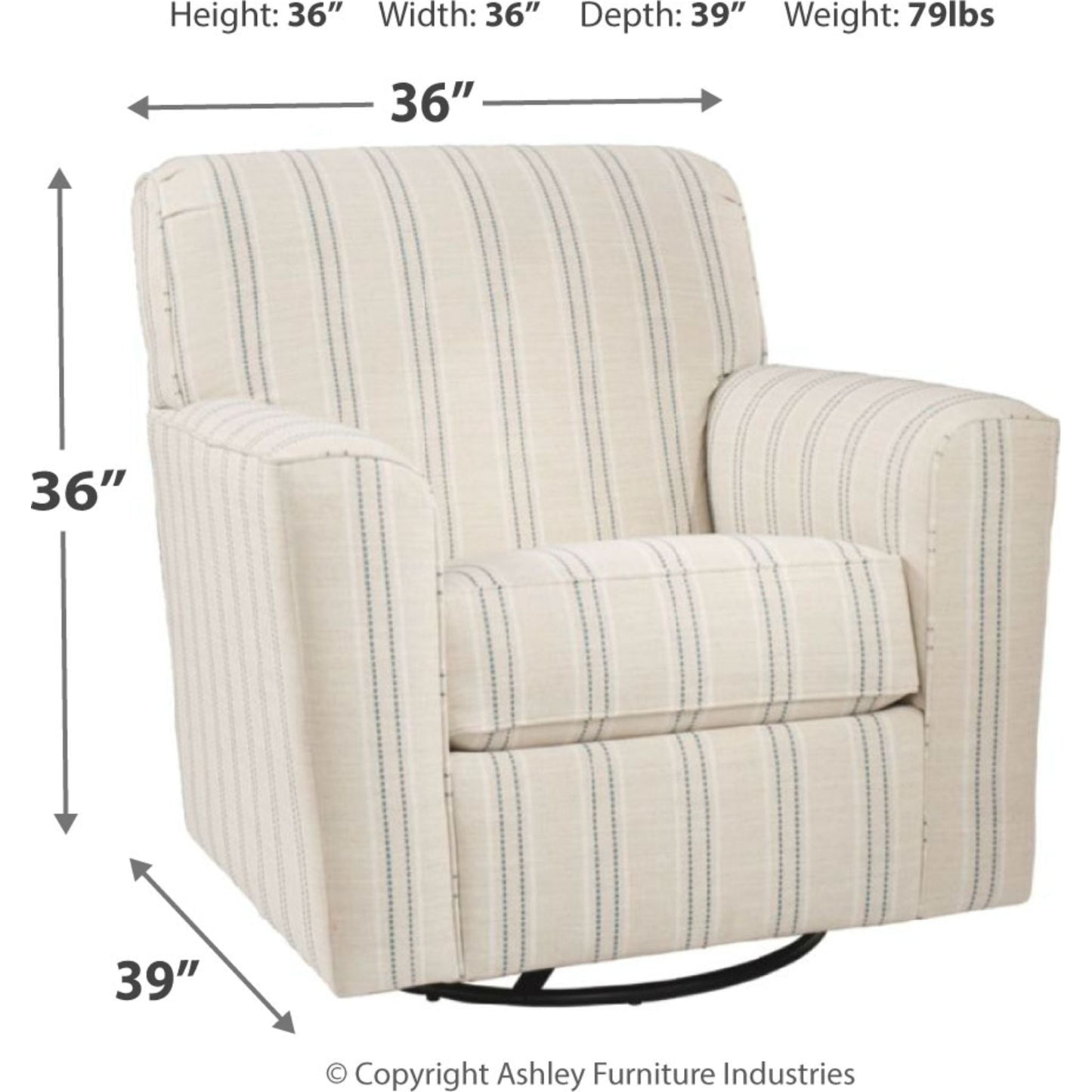 Fauteuil pivotant Alandari