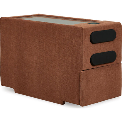 Canapé d'angle modulaire Modmax 6 pièces avec console audio