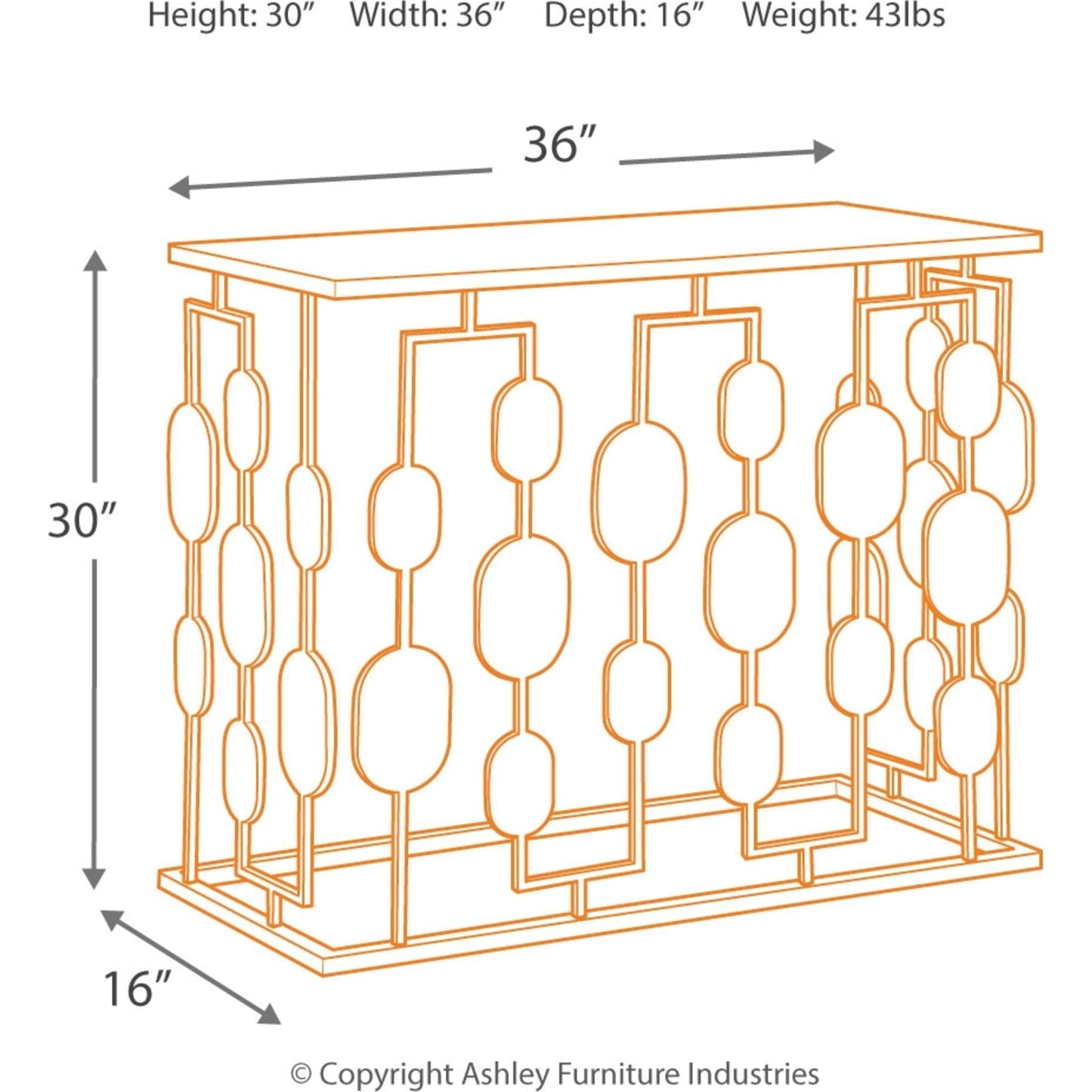 Table console Majaci