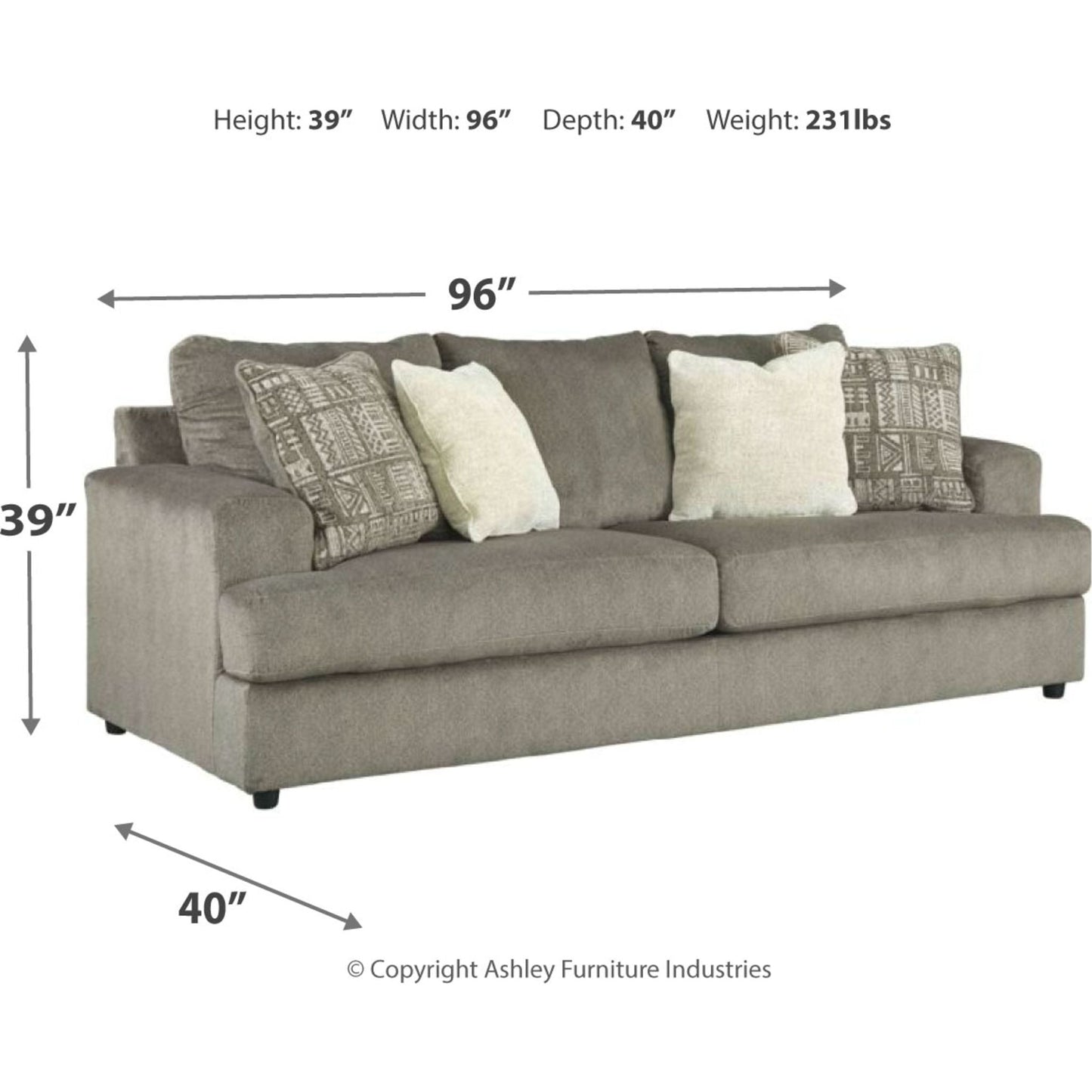 Canapé-lit Queen Soletren