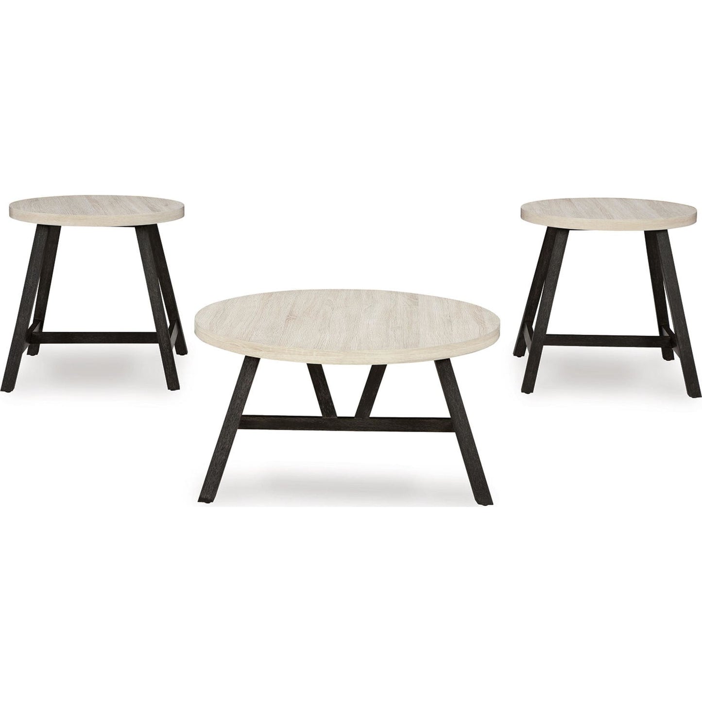 Ensemble de 3 tables d'appoint Fladona
