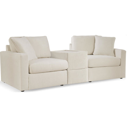 Canapé d'angle modulaire Modmax 3 pièces avec console