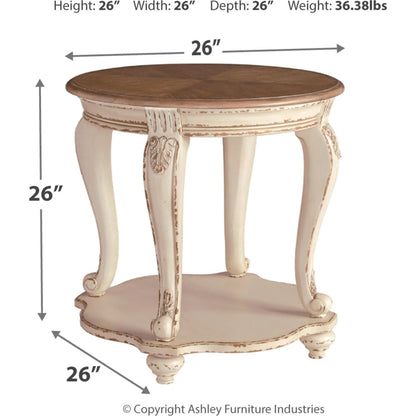Table d'appoint ronde Realyn