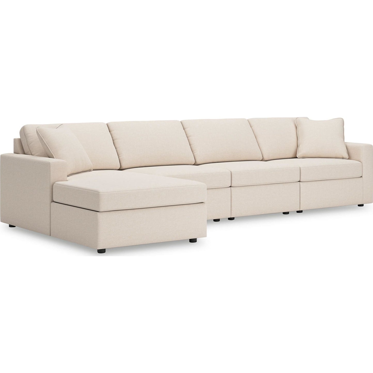 Canapé d'angle modulaire Modmax 4 pièces avec méridienne