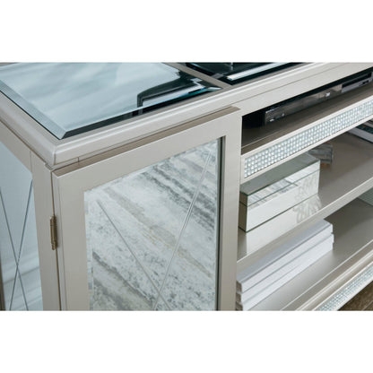 Meuble TV Flamory avec cheminée