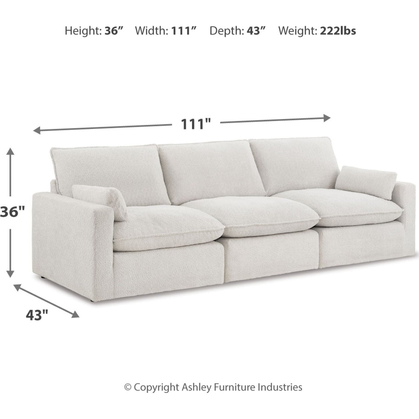Canapé d'angle 3 pièces exclusif Gimma