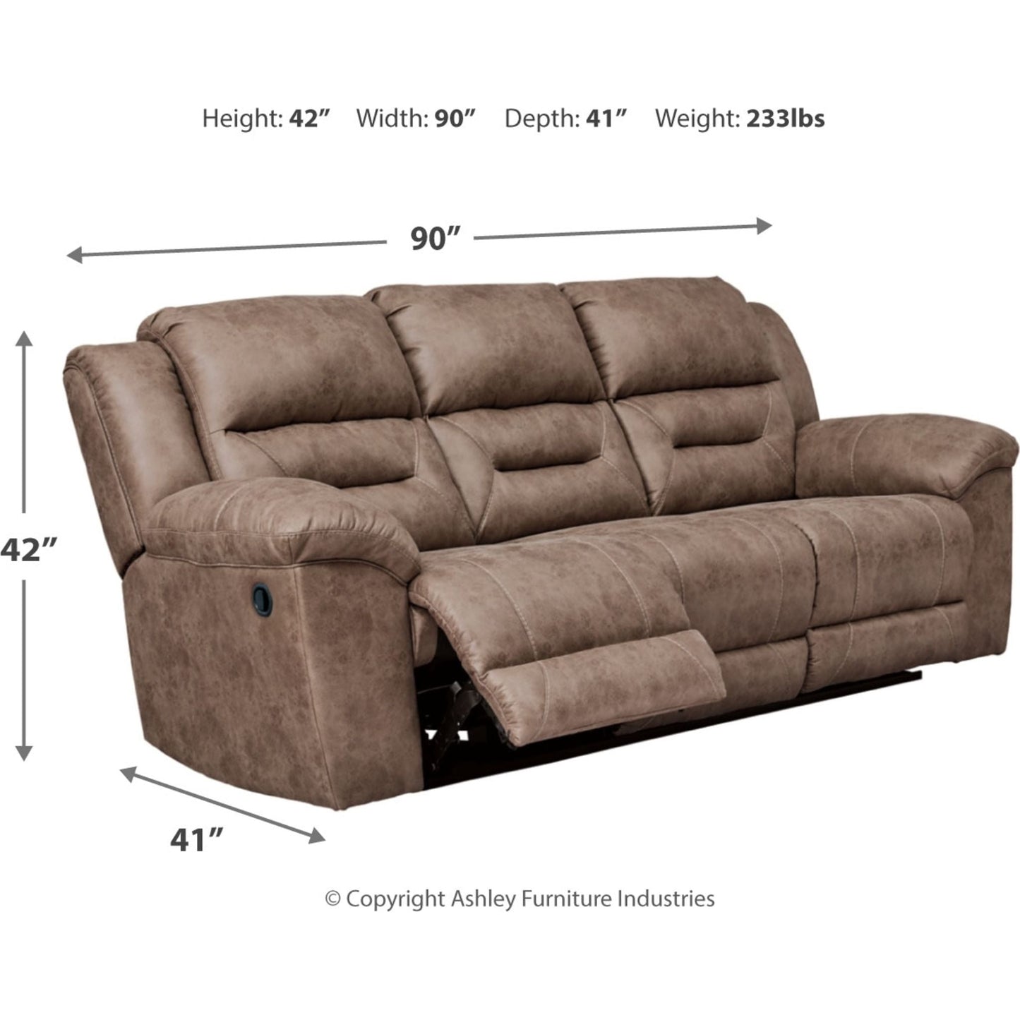 Canapé inclinable Stoneland