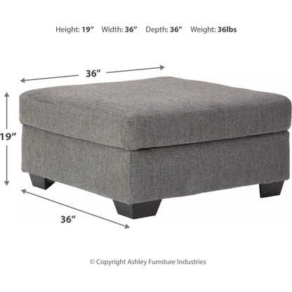 Pouf d'appoint surdimensionné Dalhart