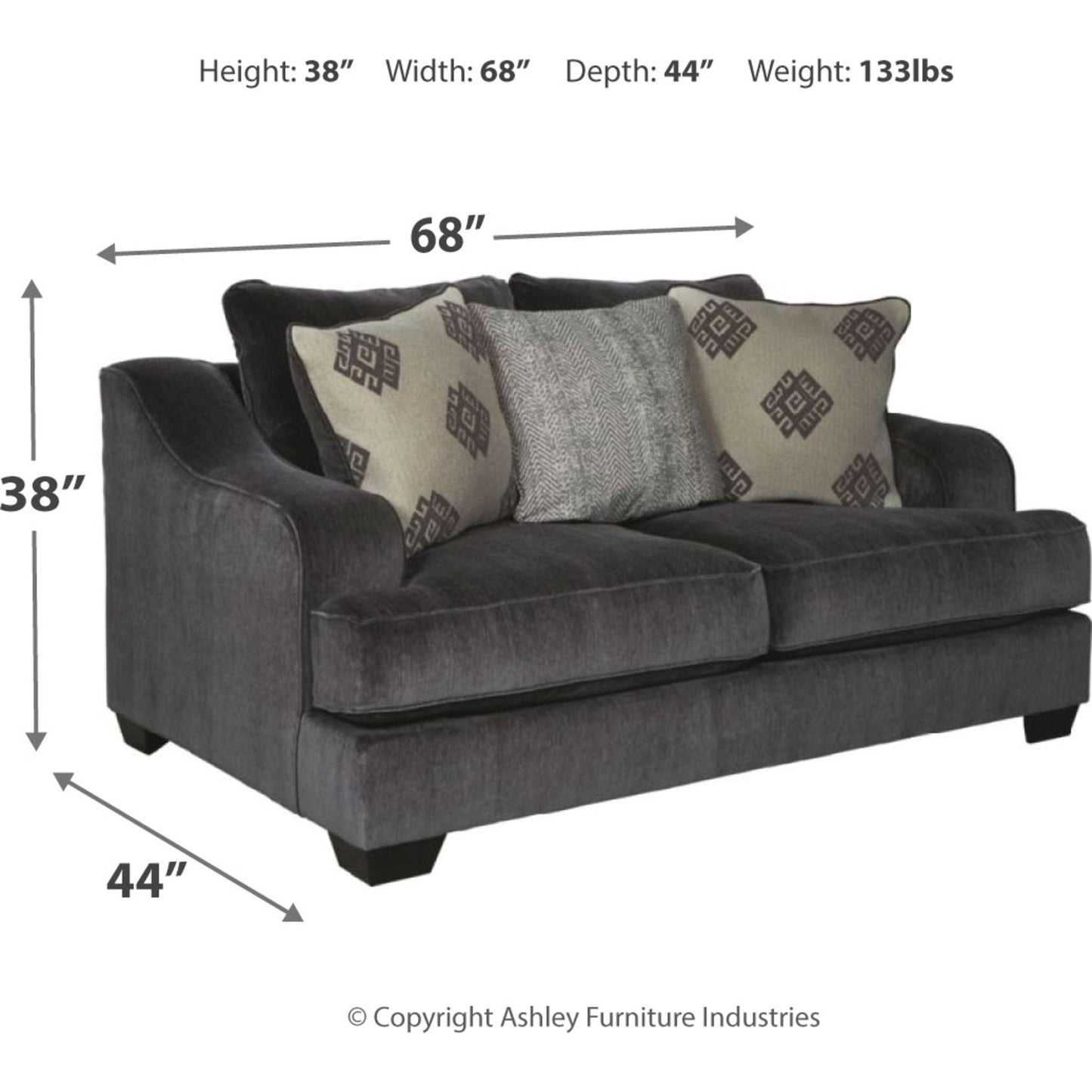 Canapé deux places exclusif Corvara