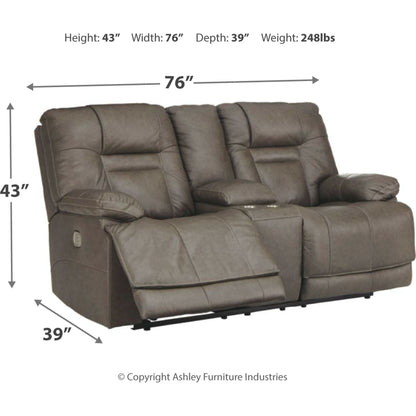 Canapé inclinable électrique Wurstrow avec appui-tête réglable