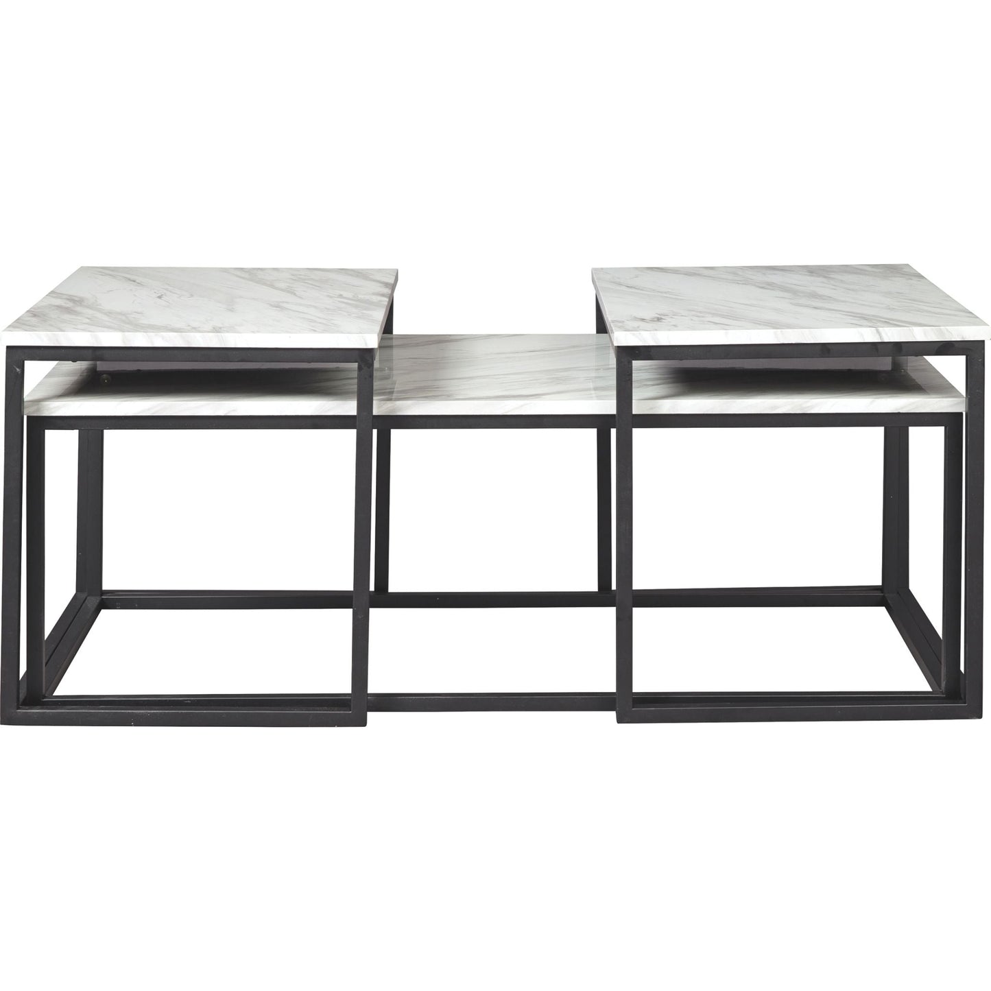 Ensemble de tables d'appoint Donnesta (ensemble de 3)