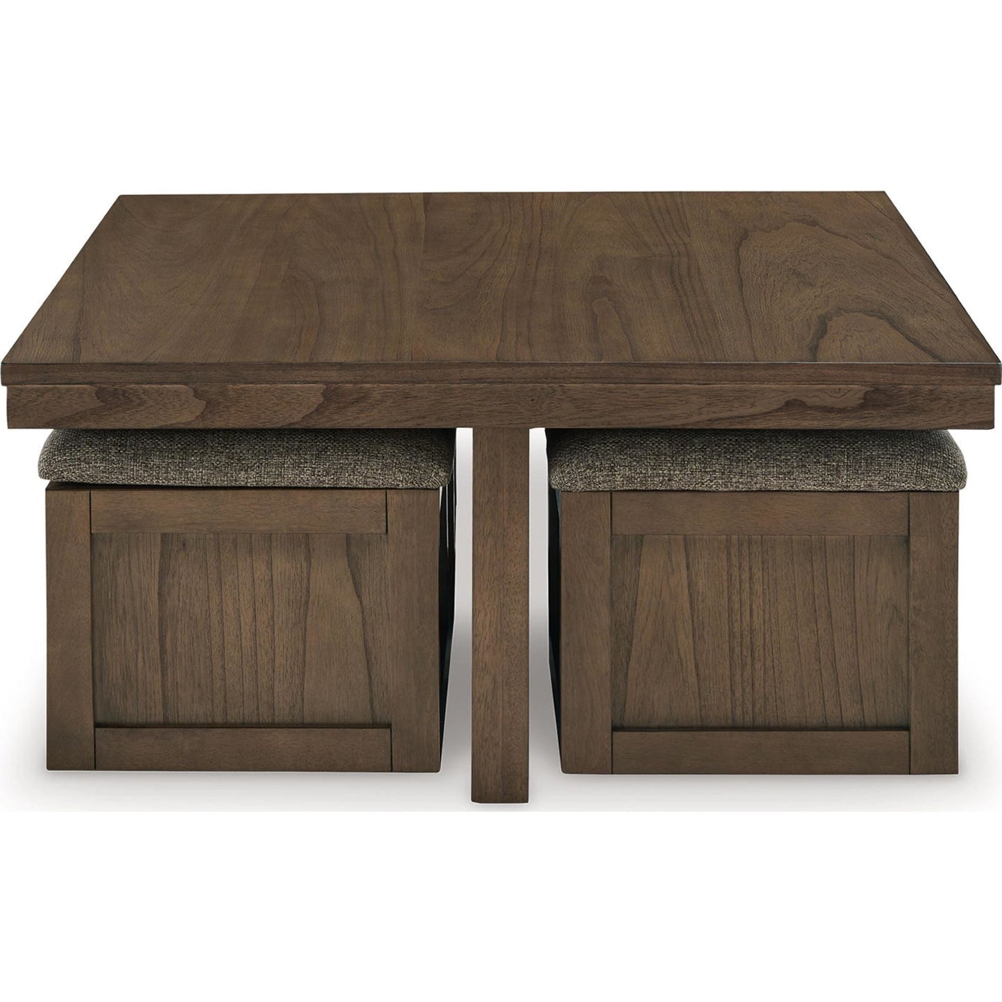 Table basse Boardernest avec 4 tabourets