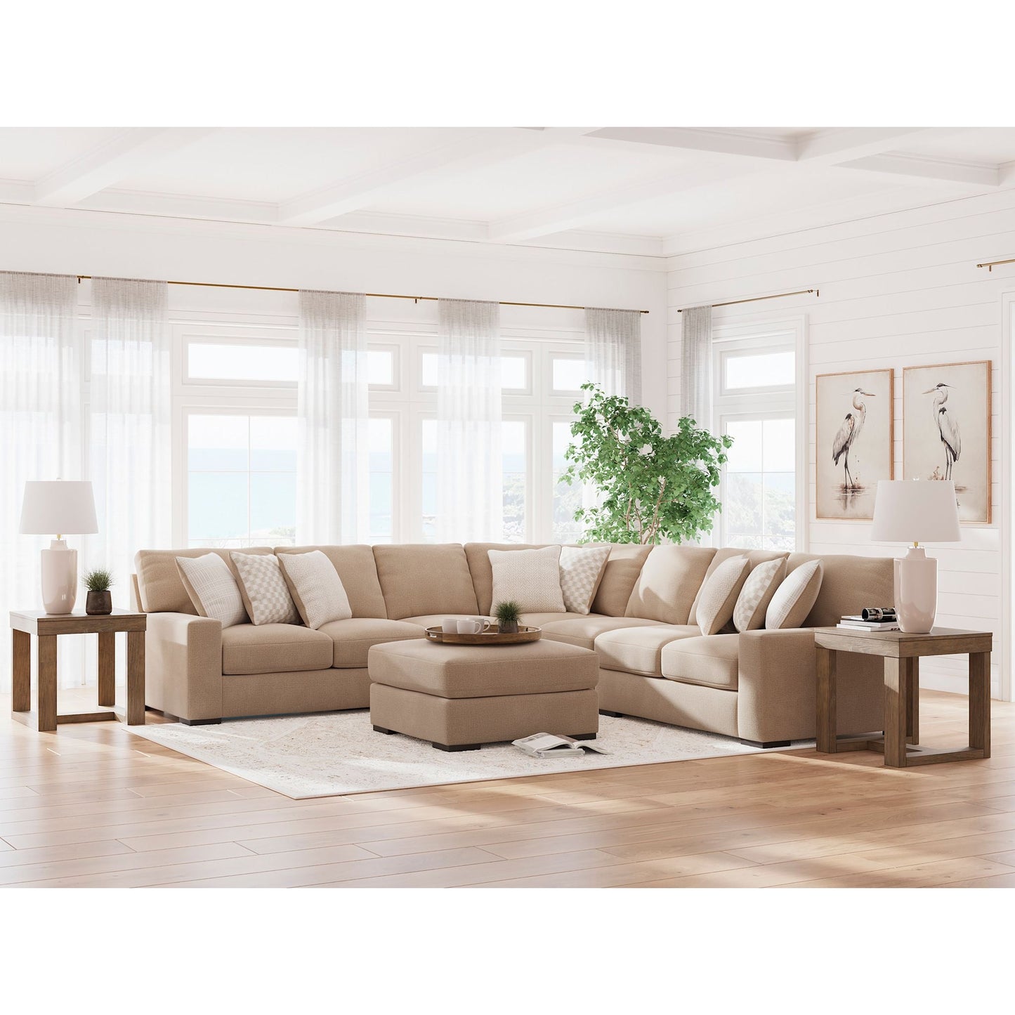 Canapé d'angle 5 pièces exclusif à Larce