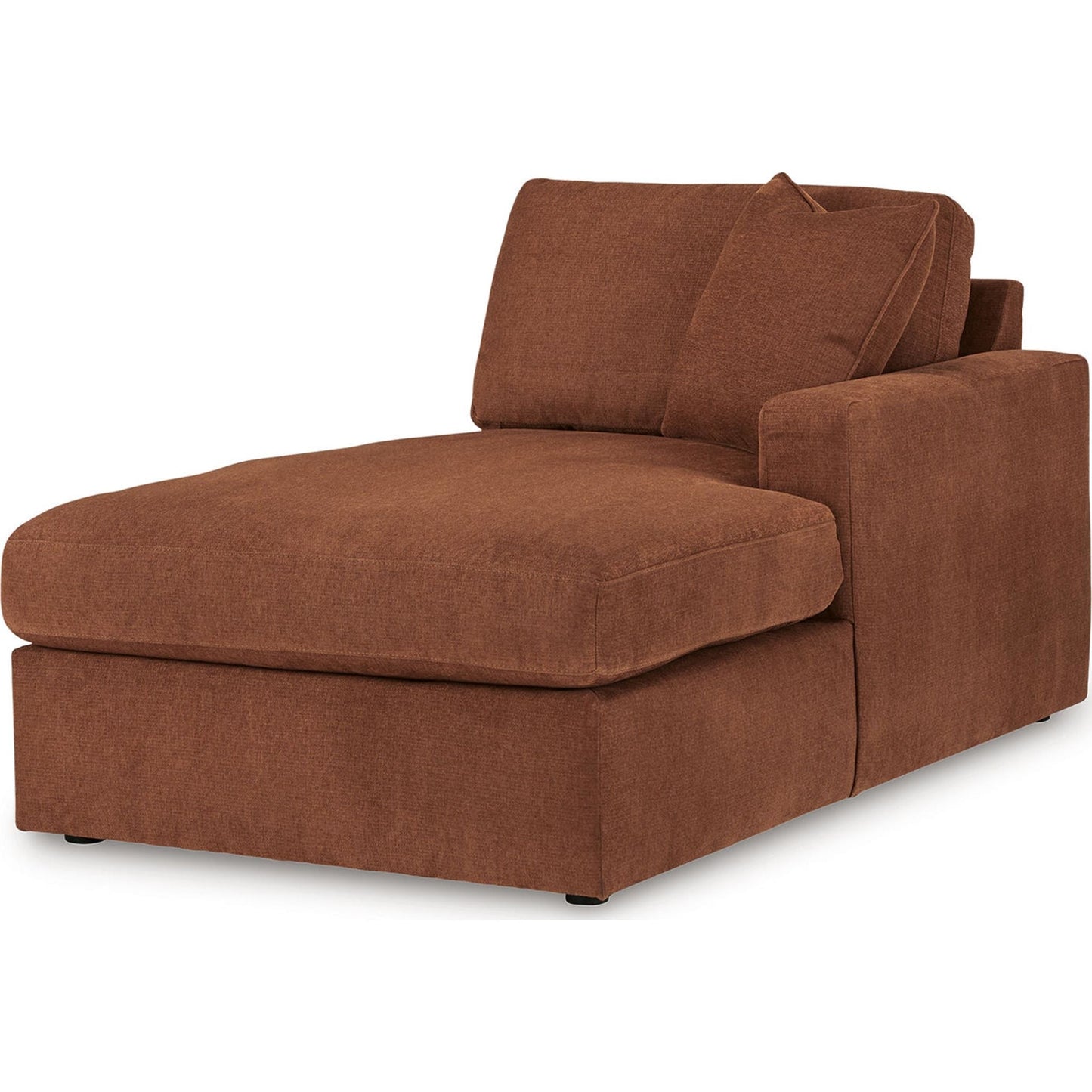 Canapé d'angle modulaire Modmax 5 pièces avec double méridienne et consoles de rangement