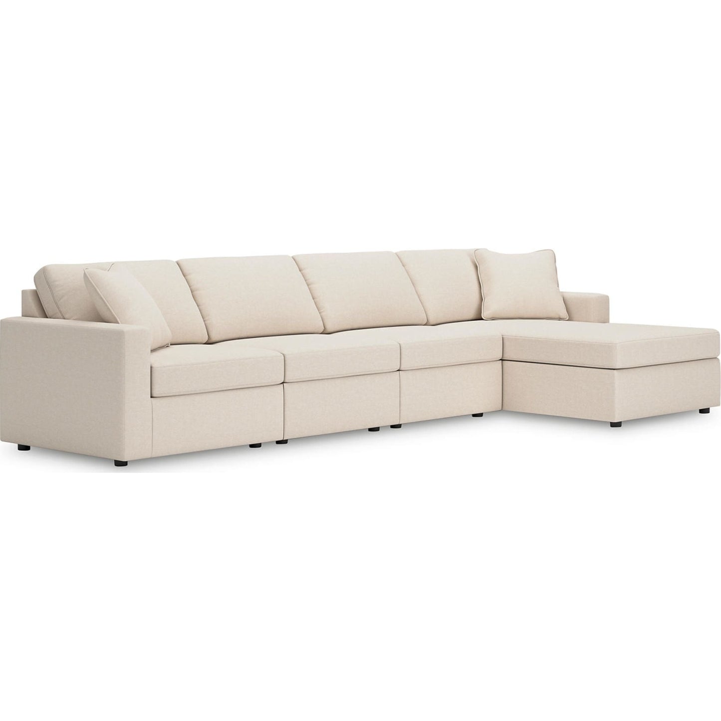 Canapé d'angle modulaire Modmax 4 pièces avec méridienne