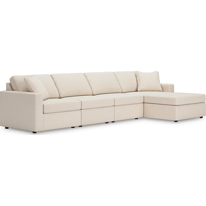 Canapé d'angle modulaire Modmax 4 pièces avec méridienne