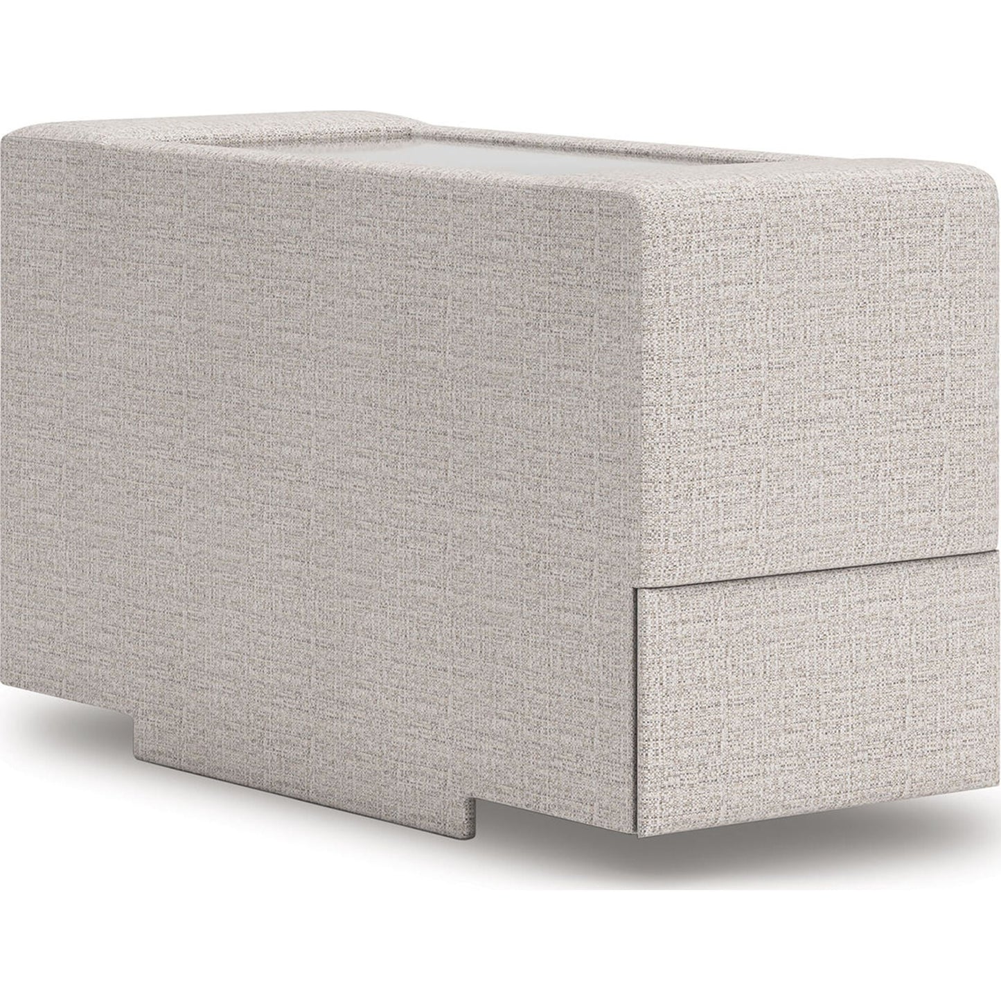 Canapé d'angle modulaire 8 pièces exclusif à Omaha avec double méridienne. Système audio et rangements.