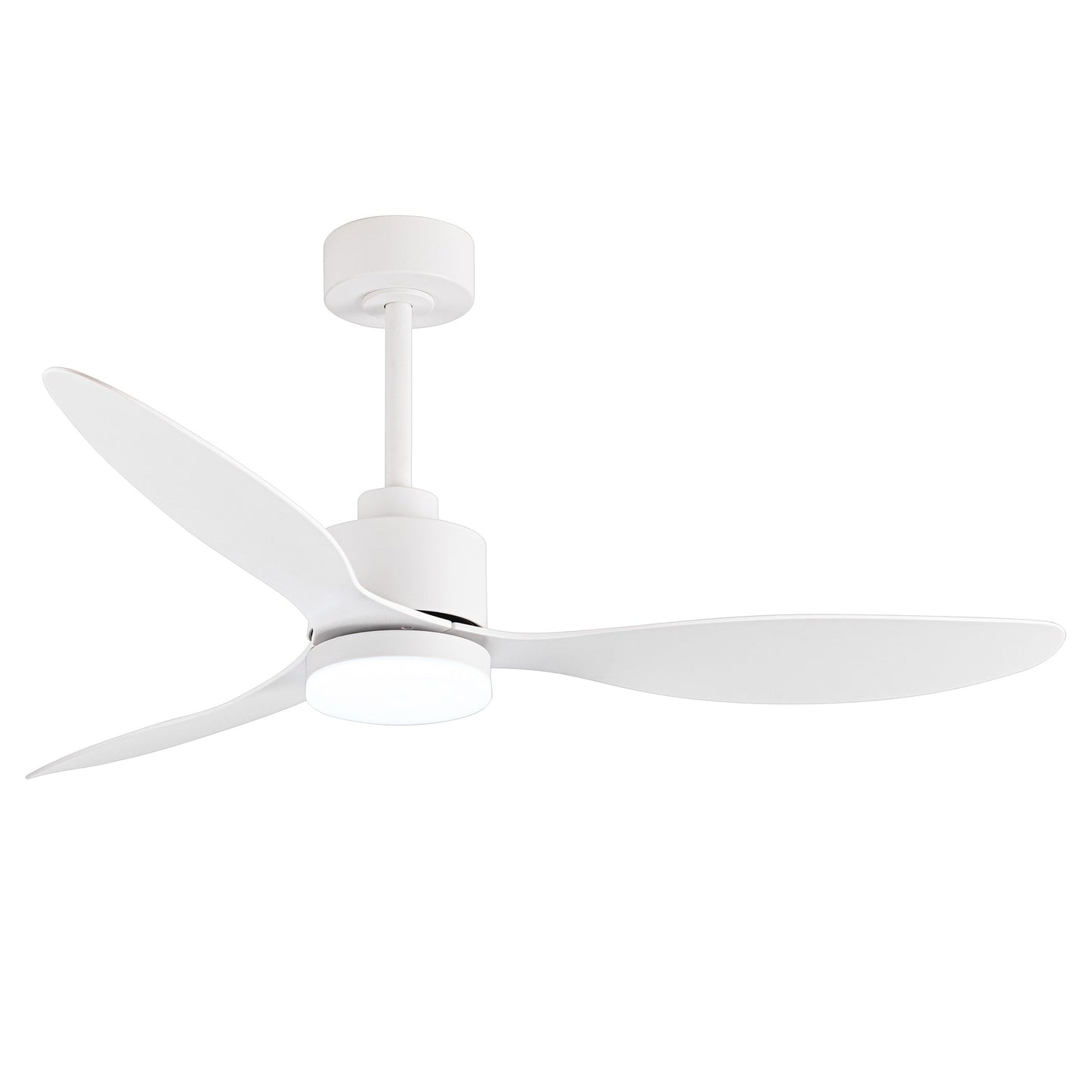 Ventilateur de plafond LED 52 pouces avec télécommande et éclairage (3 pales)