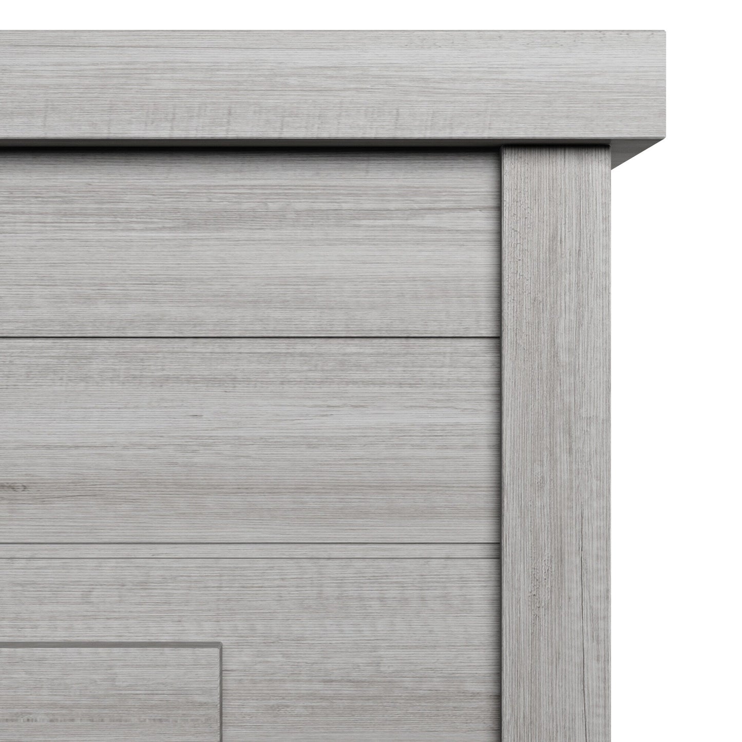 Manteau de cheminée mural en lambris de 52 pouces avec insert de cheminée 3D