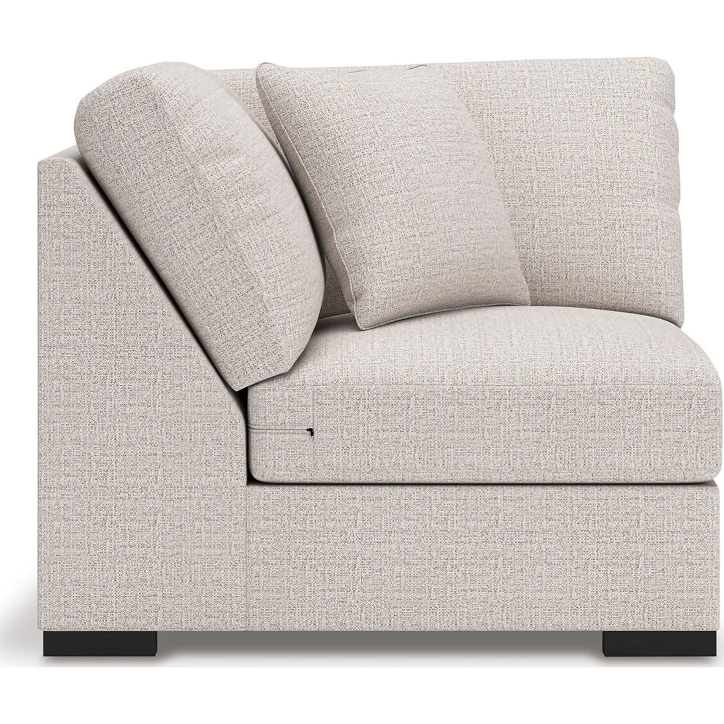 Canapé d'angle modulaire 7 pièces exclusif à Omaha, avec système audio et rangement