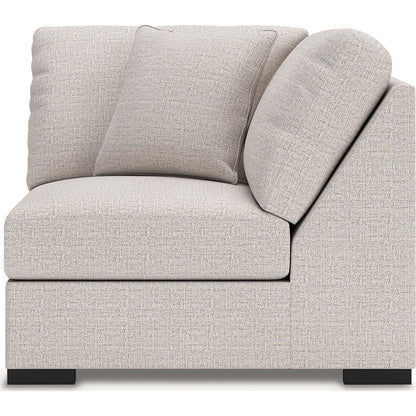 Canapé d'angle modulaire 8 pièces exclusif à Omaha avec double méridienne. Système audio et rangements.