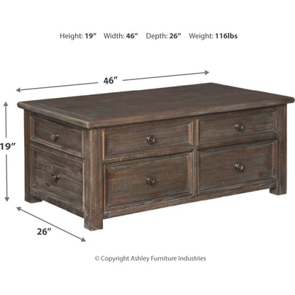 Table basse rectangulaire relevable Wyndahl