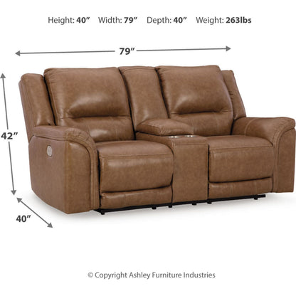 Canapé inclinable électrique Trasimeno avec console