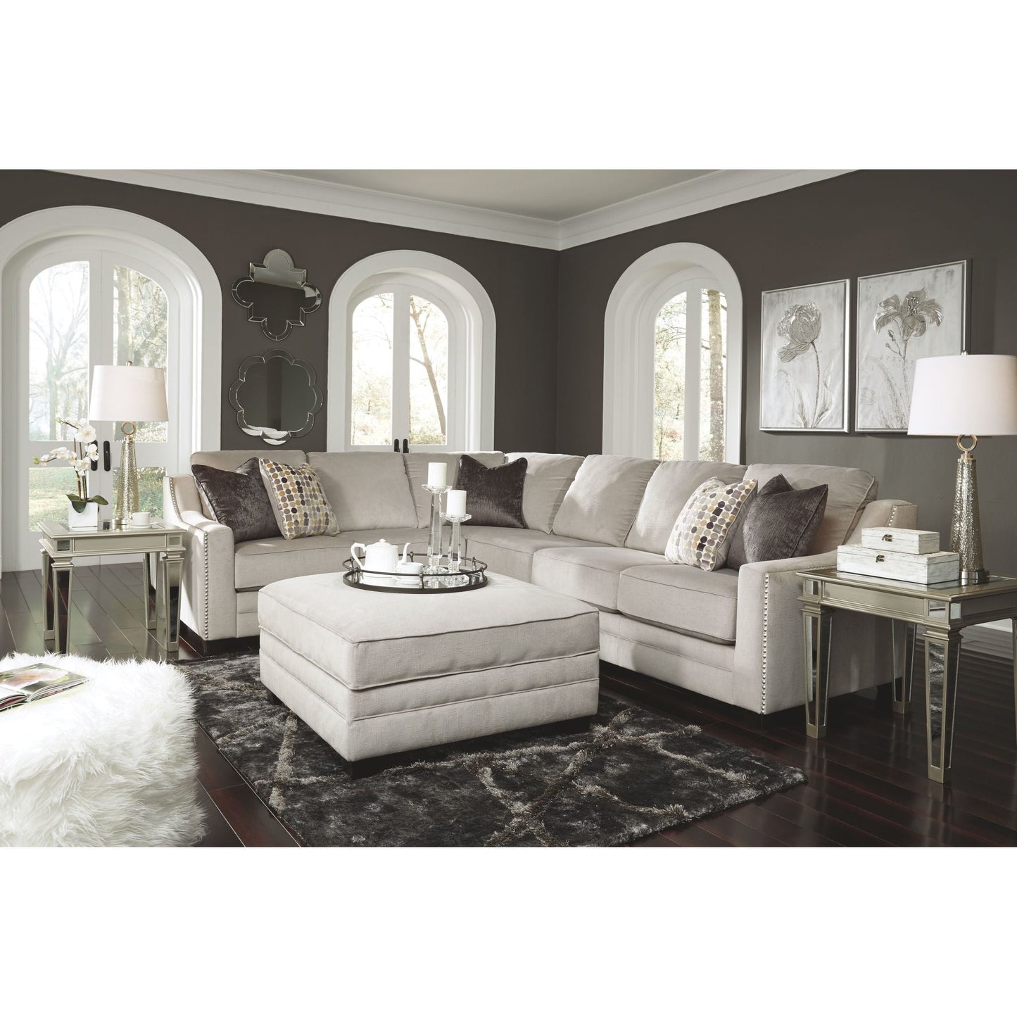 Table d'appoint rectangulaire Tessani