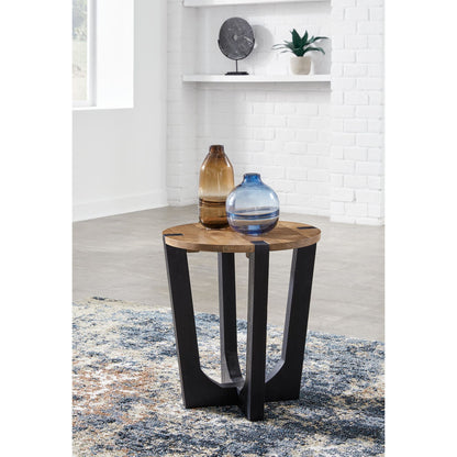 Table d'appoint ronde Hanneforth