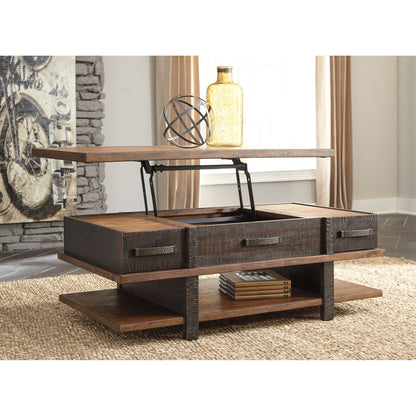 Table basse Stanah avec plateau relevable