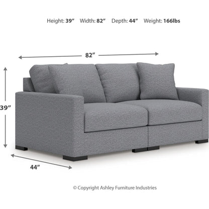 Canapé d'angle modulaire 2 pièces exclusif à Omaha